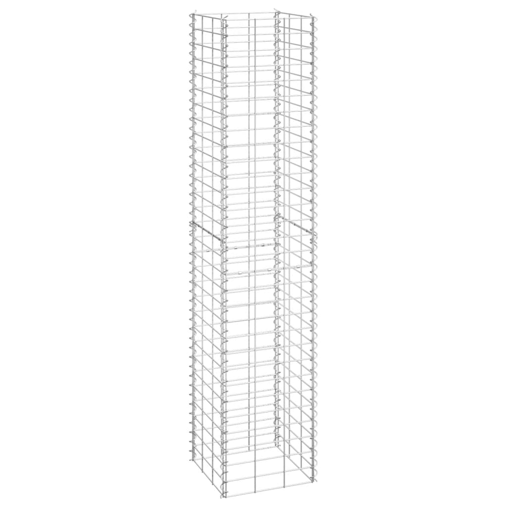 Gabion Raised Beds 3 pcs 30x30x150 cm Iron