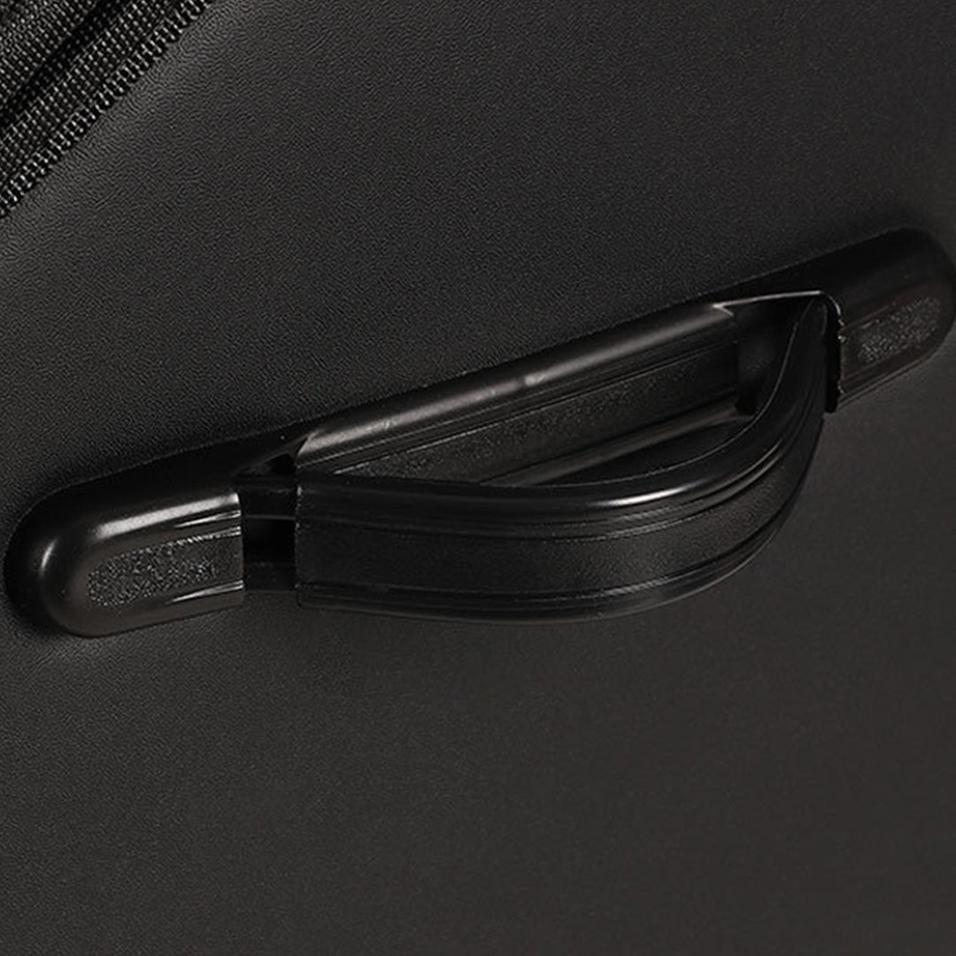 2X 60cm Leather Car Boot Collapsible Foldable Trunk Cargo Organizer Portable Storage Box with Lock Black