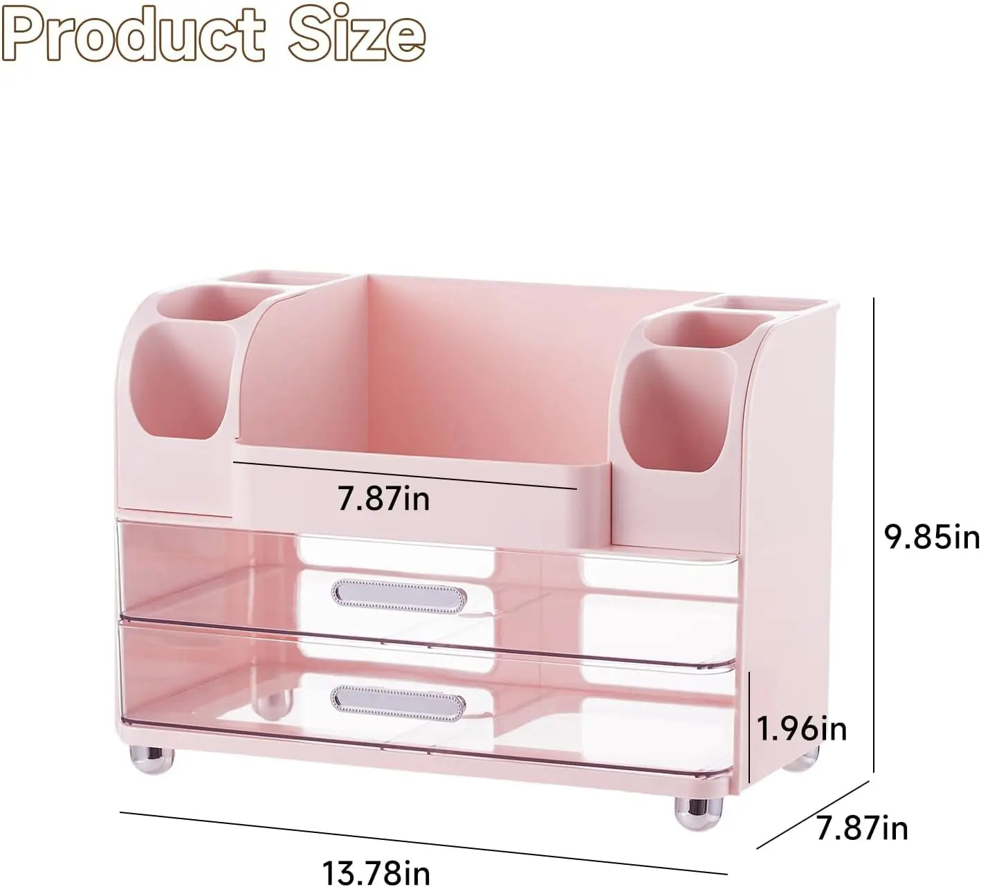 Makeup display cabinet and brush holder