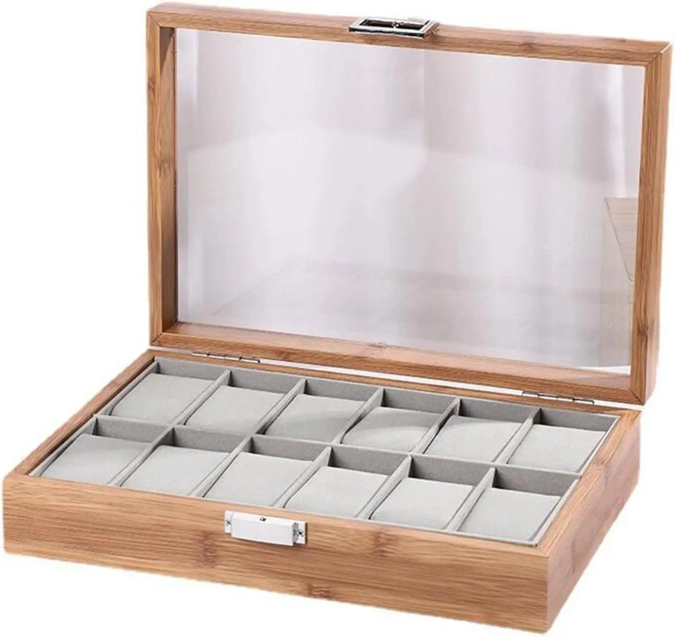Wooden watch storage box