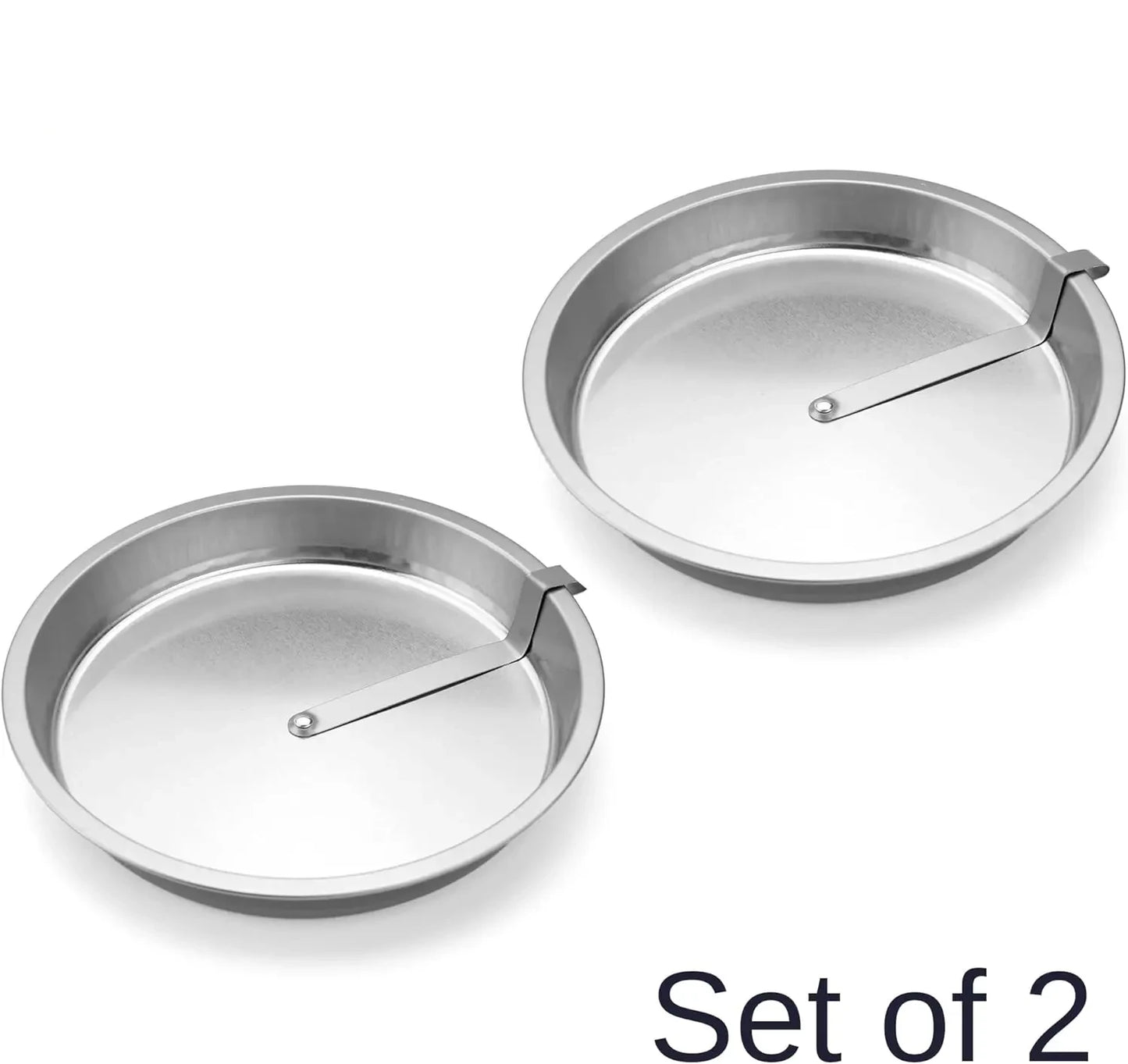 9" Easy Out Quick Release Tart, Quiche, Pie and Cake Pan - Set of 2