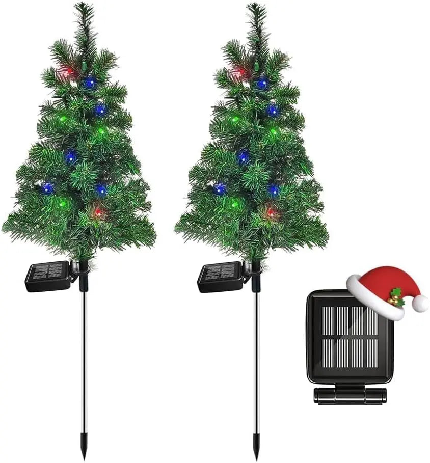 Solar-powered Christmas tree(Two-piece set)