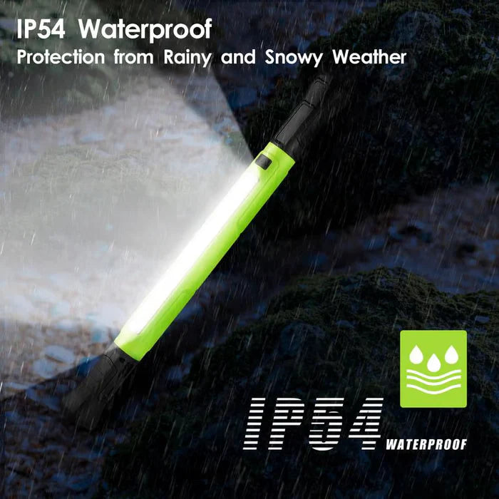 🔦3000LM Work Light Flashlight with Magnetic Base & Hanging Hooks