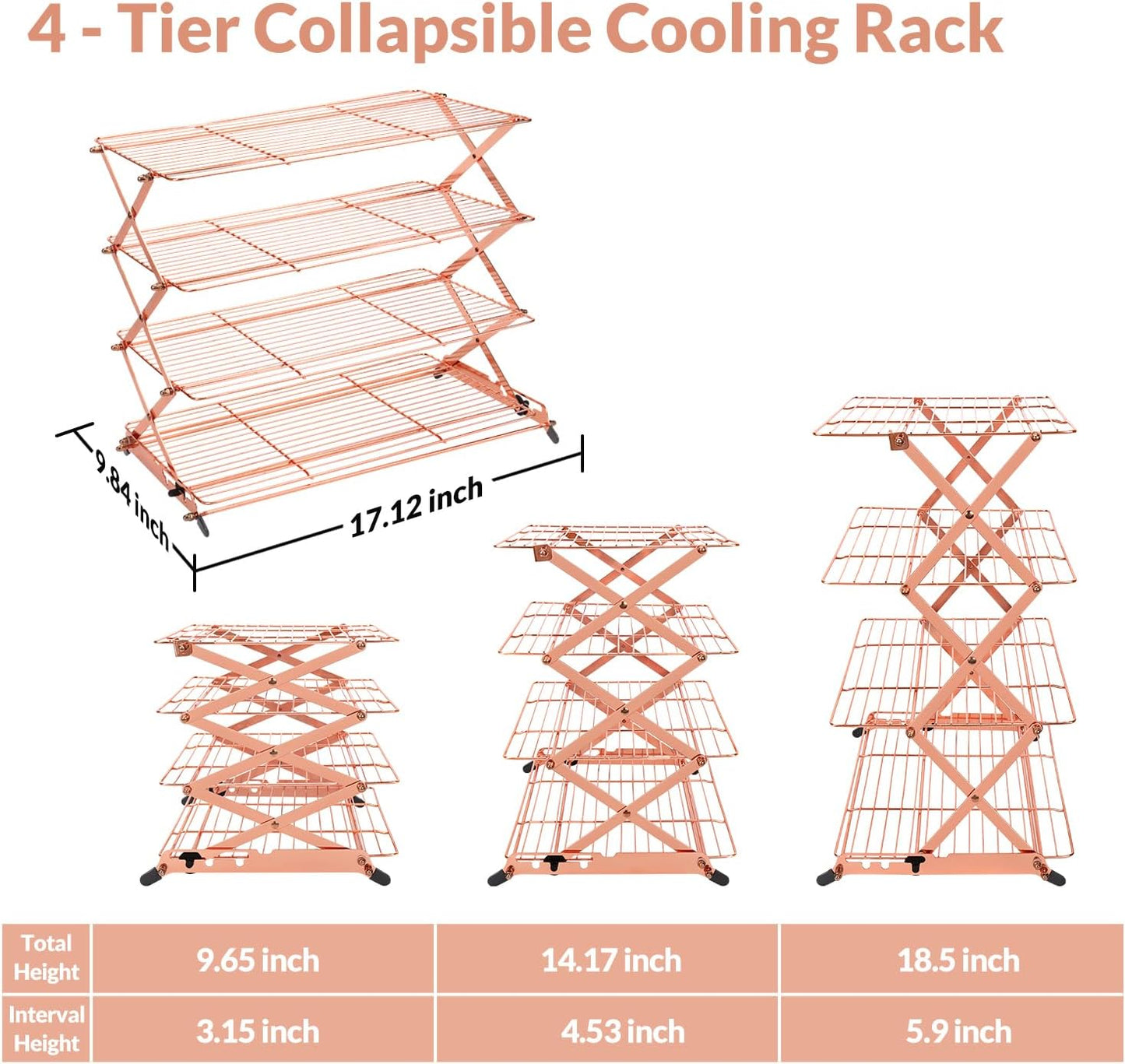 Foldable cooling rack