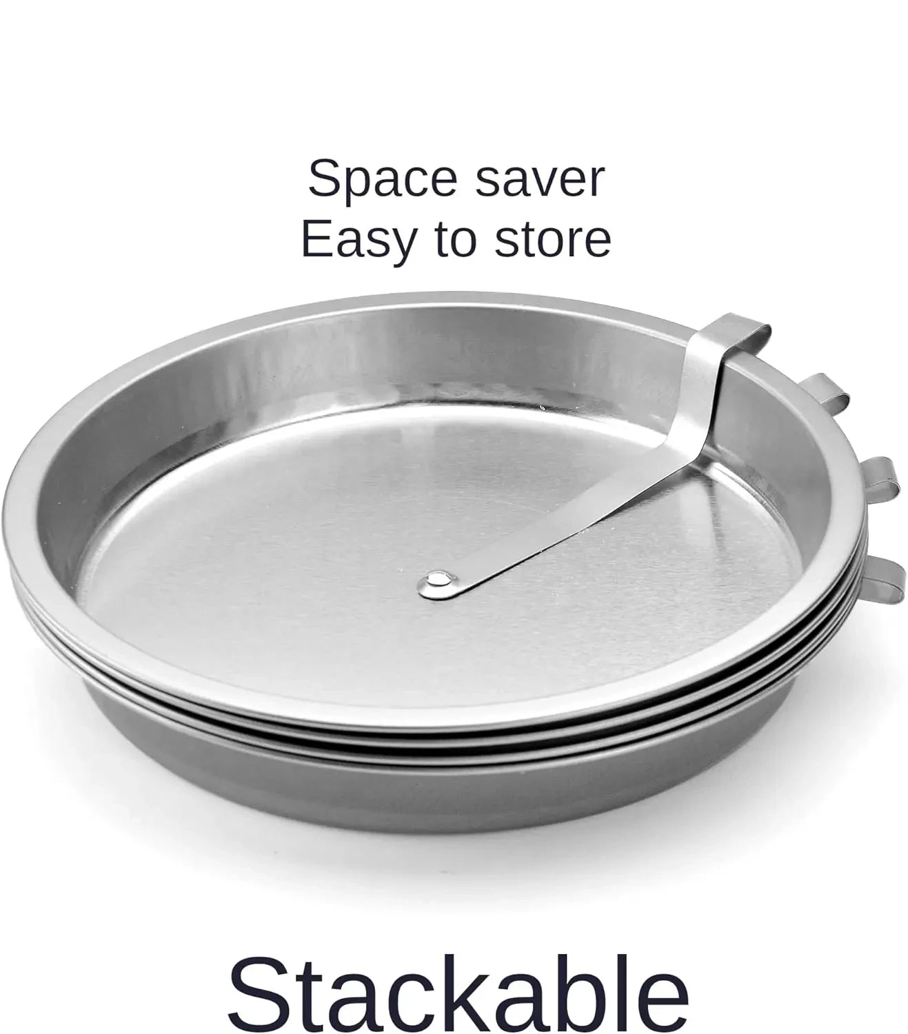 9" Easy Out Quick Release Tart, Quiche, Pie and Cake Pan - Set of 2