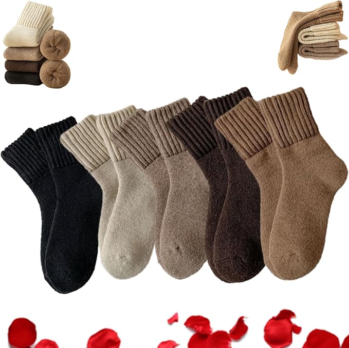 Winter Bestsellers🔥Women's Winter Boot Socks Solid, Thick, Cozy Crew Socks Perfect for Christmas Gifts🧦