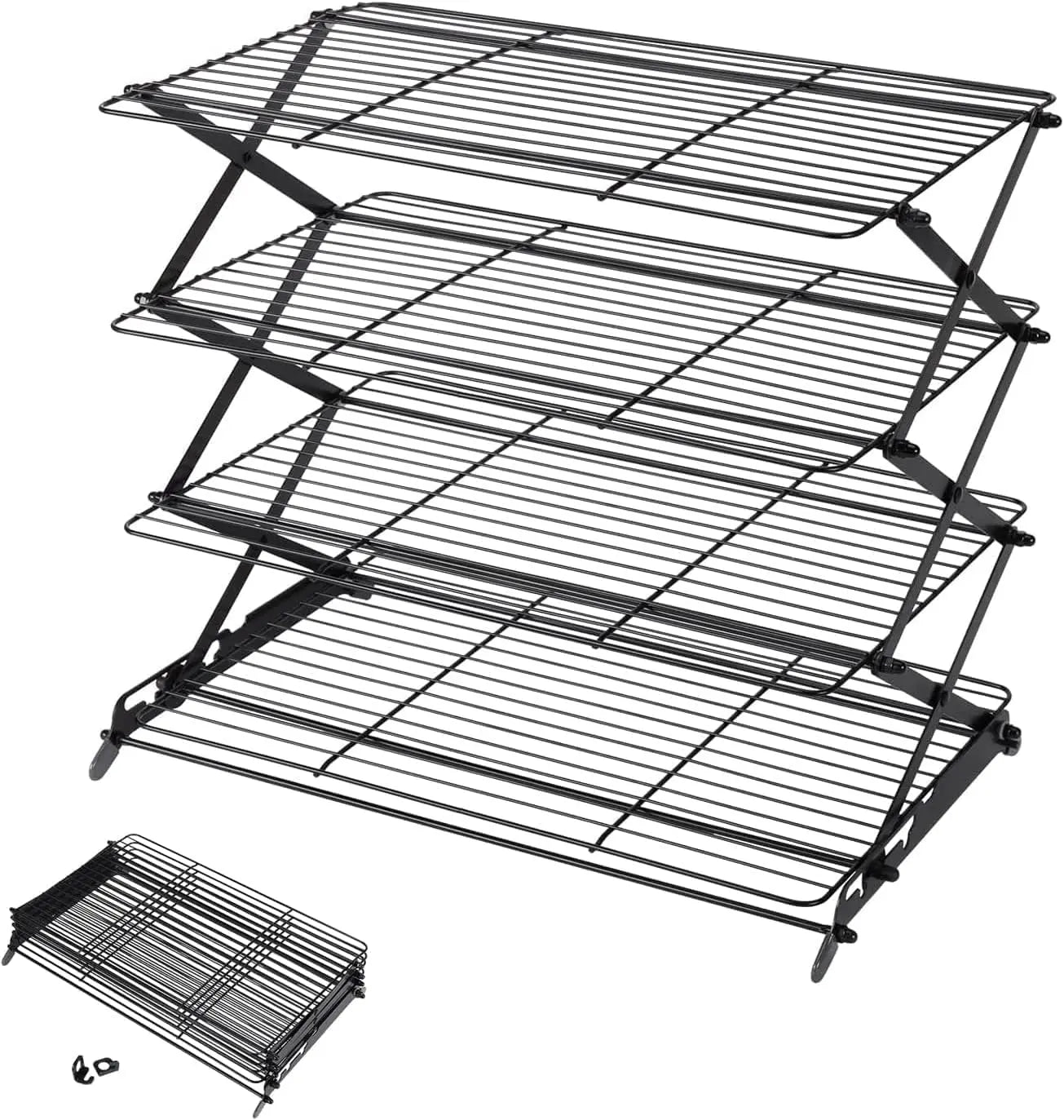 Foldable cooling rack