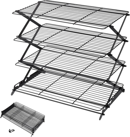 Foldable cooling rack