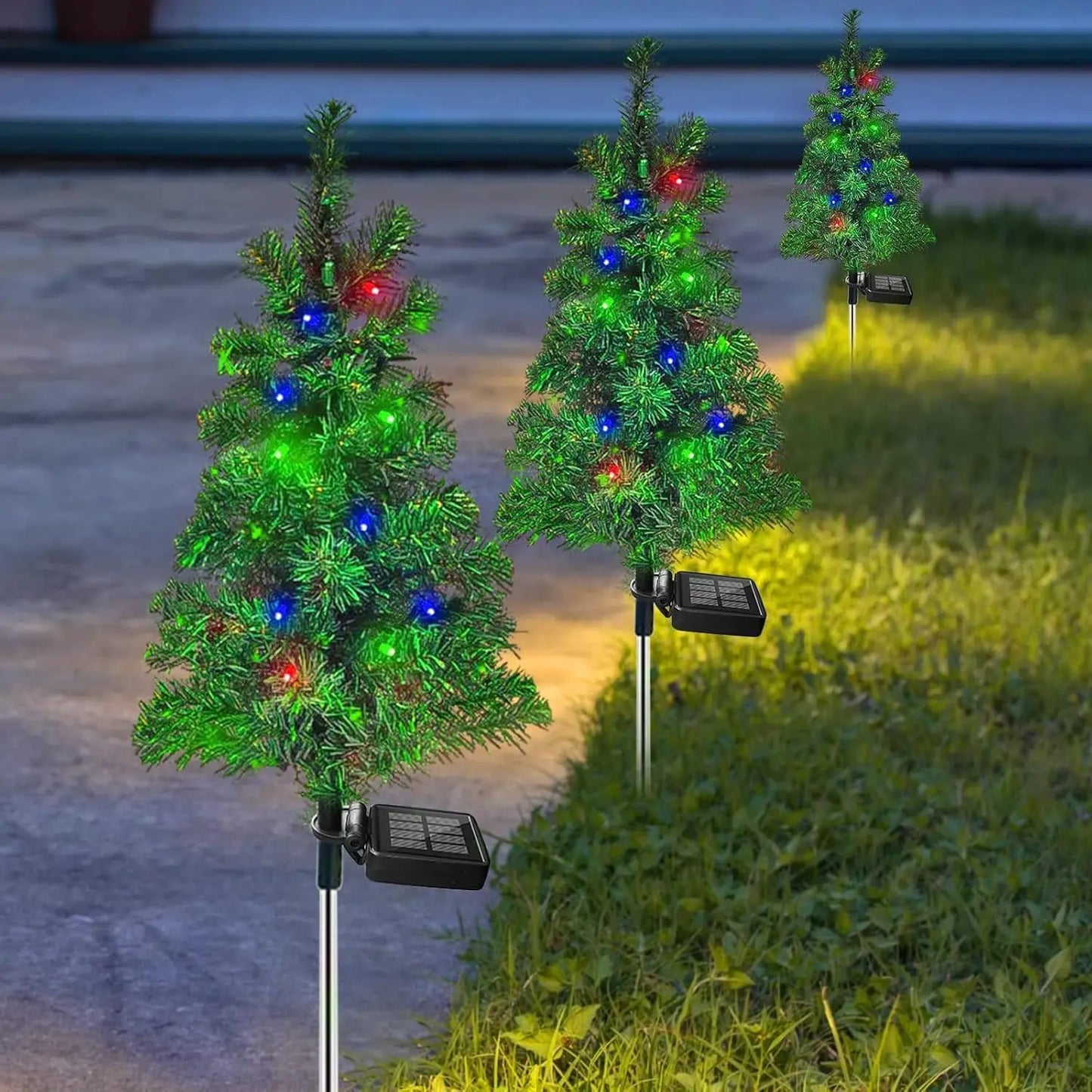 Solar-powered Christmas tree(Two-piece set)