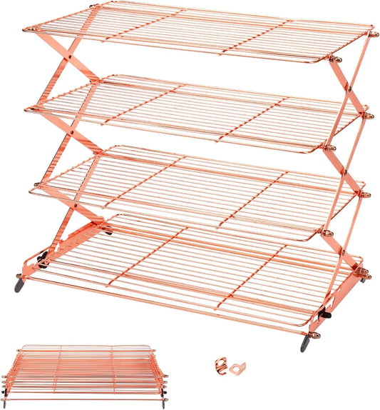 Foldable cooling rack