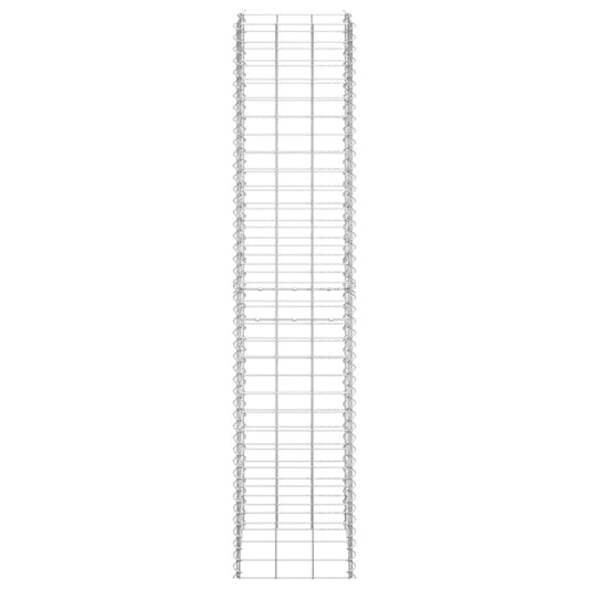 Gabion Raised Beds 3 pcs 30x30x150 cm Iron